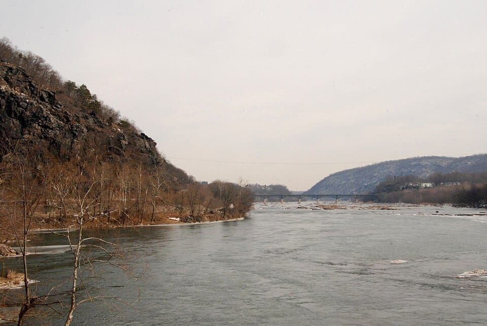 Shenandoah River Bridge Pylons