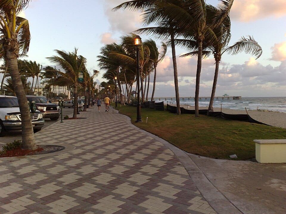 Deerfield Beach Boardwalk, North of the Pier