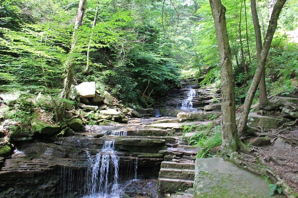 Rainbow Falls - Trough Creek State Park
